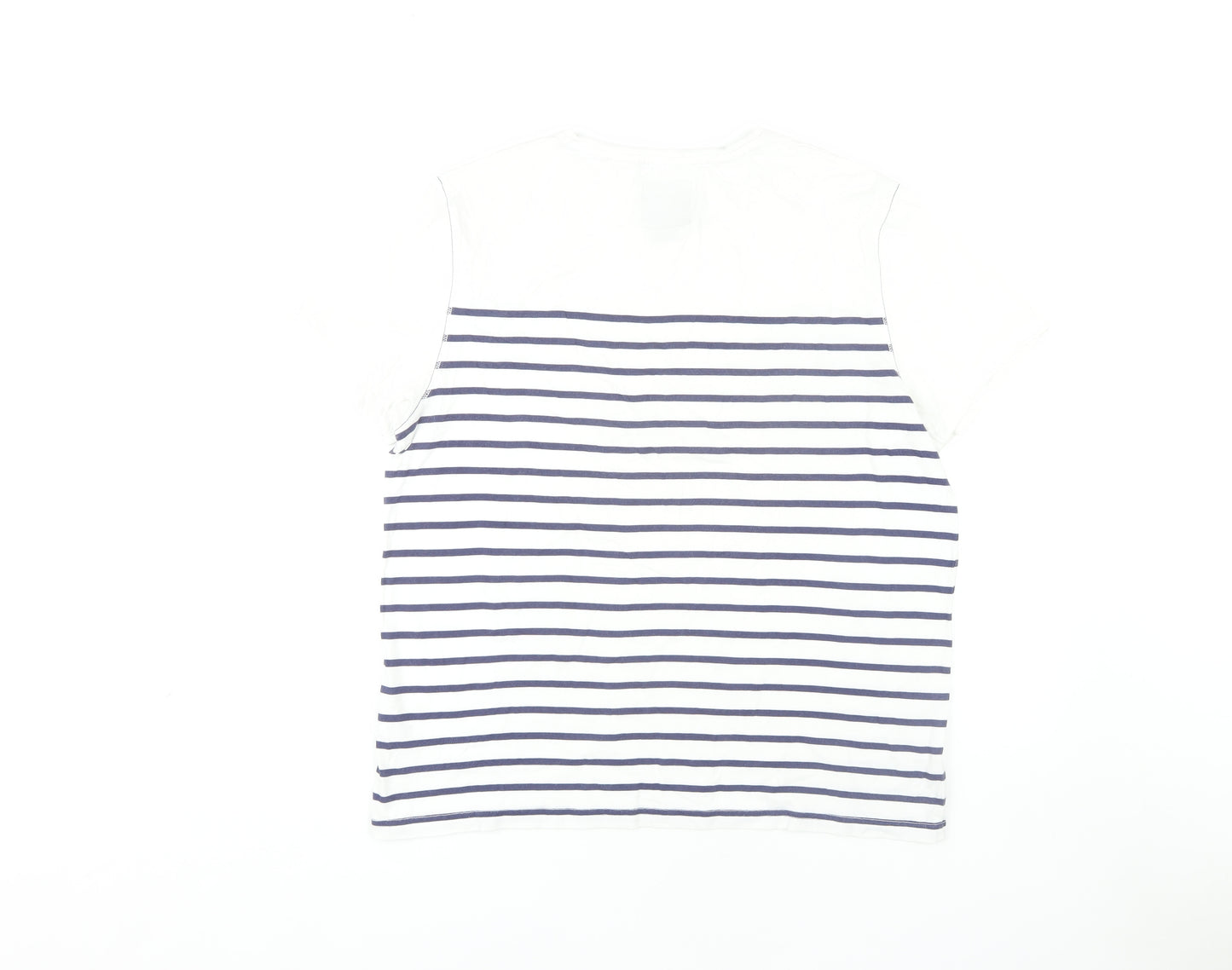 Burton Men's Striped T-Shirt White L