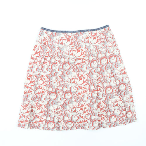 Fat Face Women's Multicoloured A-Line Skirt