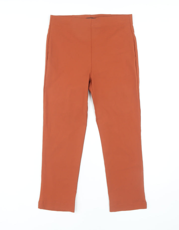 M&Co Women’s Straight Orange Trousers Size 10