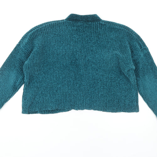 QED London Women's Blue Cardigan - Size M