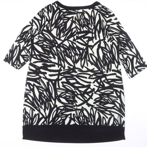 Debenhams Women's Black Patterned Dress Size 22