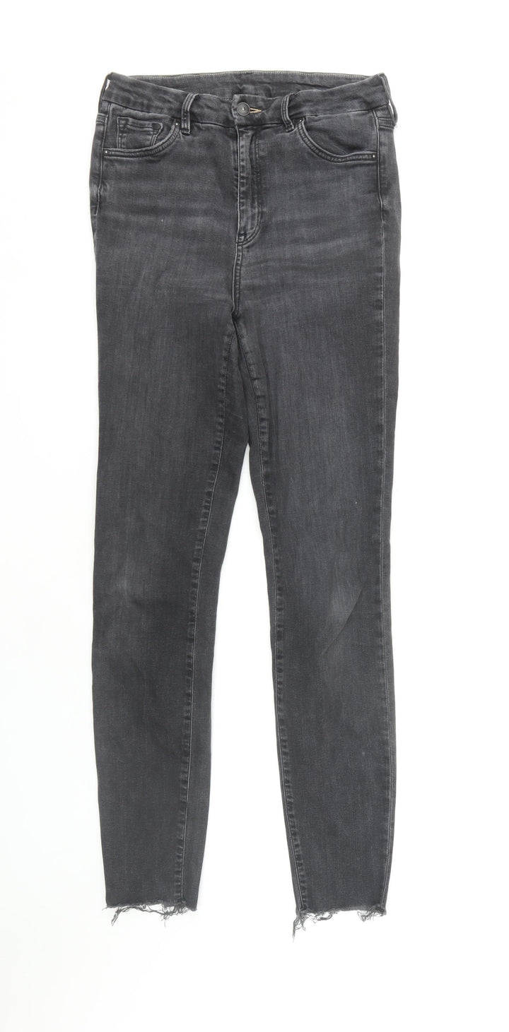 & Denim Women's Black Skinny Jeans Size 30 High Waist Denim