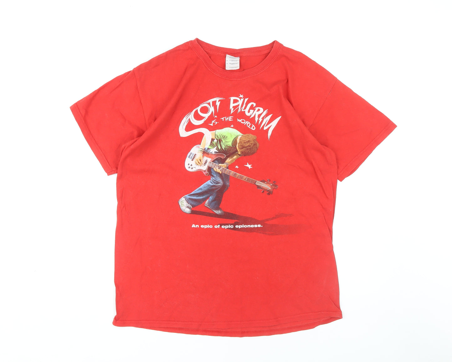 Scott Pilgrim Red Men's L Movie Graphic T-Shirt