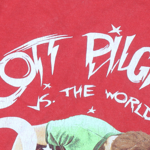 Scott Pilgrim Red Men's L Movie Graphic T-Shirt