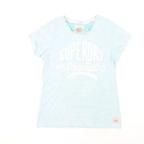 Superdry Women's Blue T-Shirt M - Casual Comfort