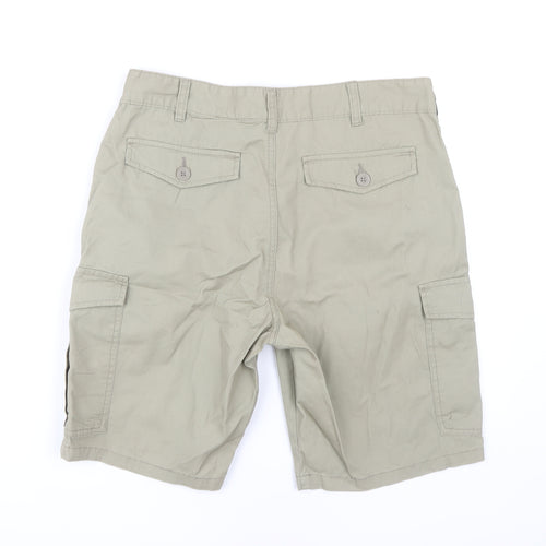 Mountain Warehouse Men's Beige Cargo Shorts, Size 32