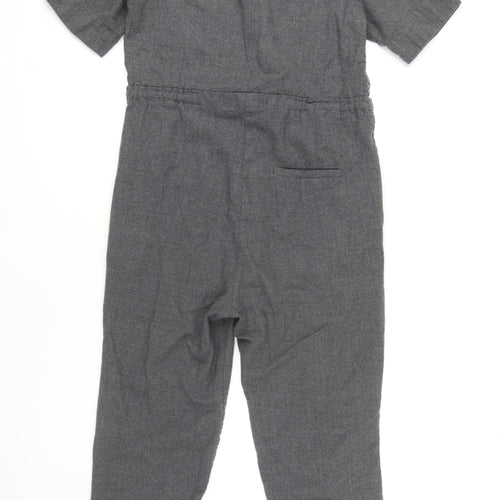 COS Women's Grey Wool Blend Jumpsuit, Size 12
