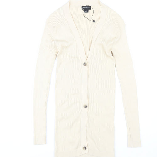PrettyLittleThing Women's Beige XS Cardigan