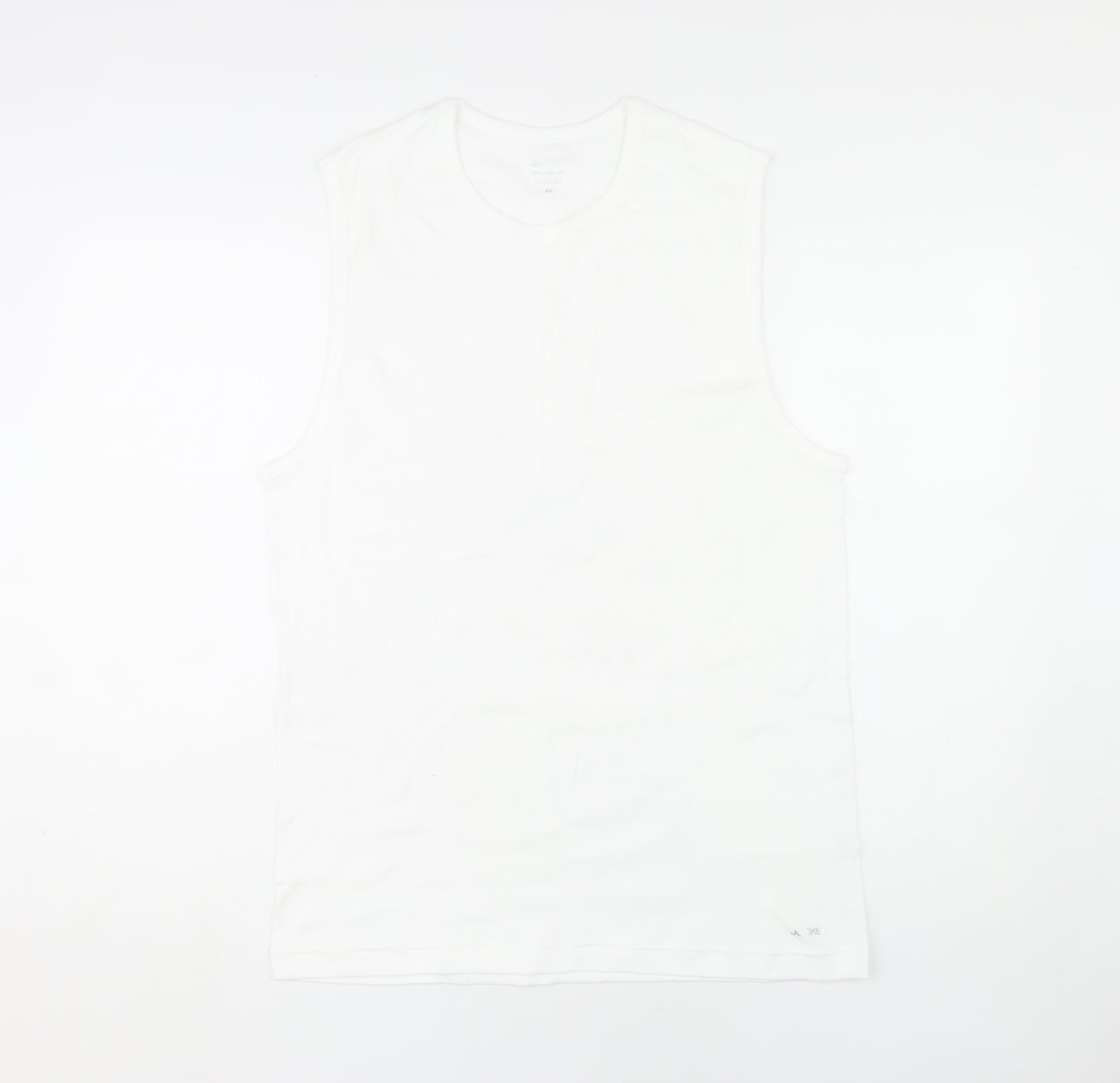 Jockey Men's White XXL Sleeveless T-Shirt