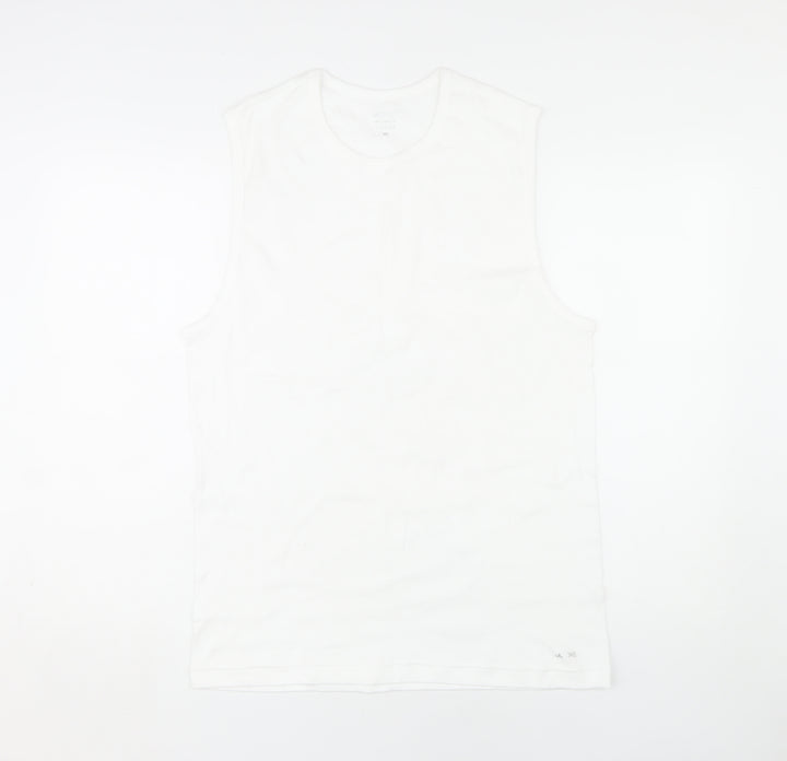 Jockey Men's White XXL Sleeveless T-Shirt