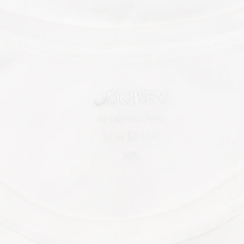 Jockey Men's White XXL Sleeveless T-Shirt