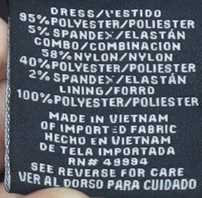 R&M Richards Women's Black Floral Lace Sheath Dress Sz 16