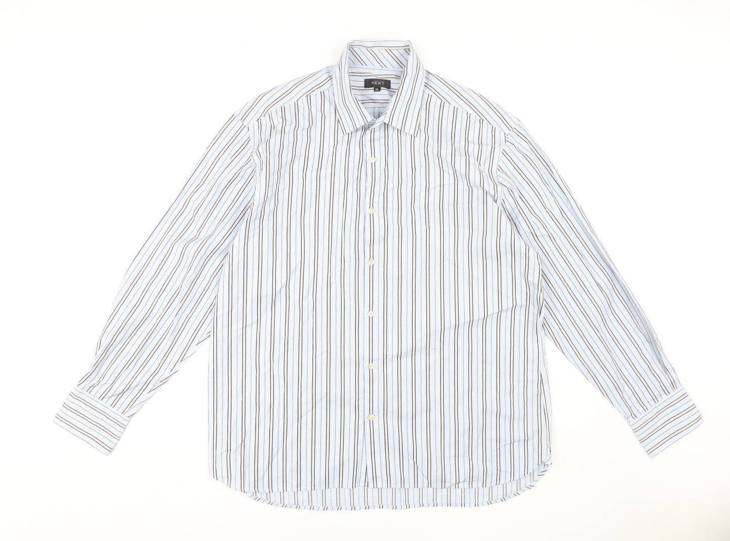 Next Men's Striped Multicoloured XL Dress Shirt