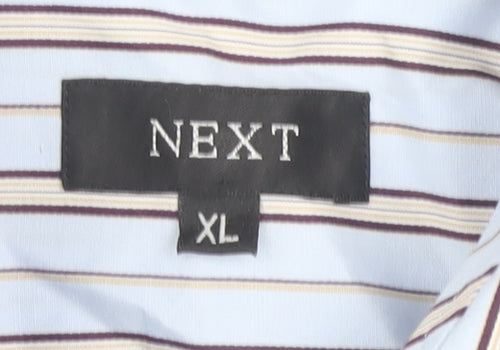 Next Men's Striped Multicoloured XL Dress Shirt