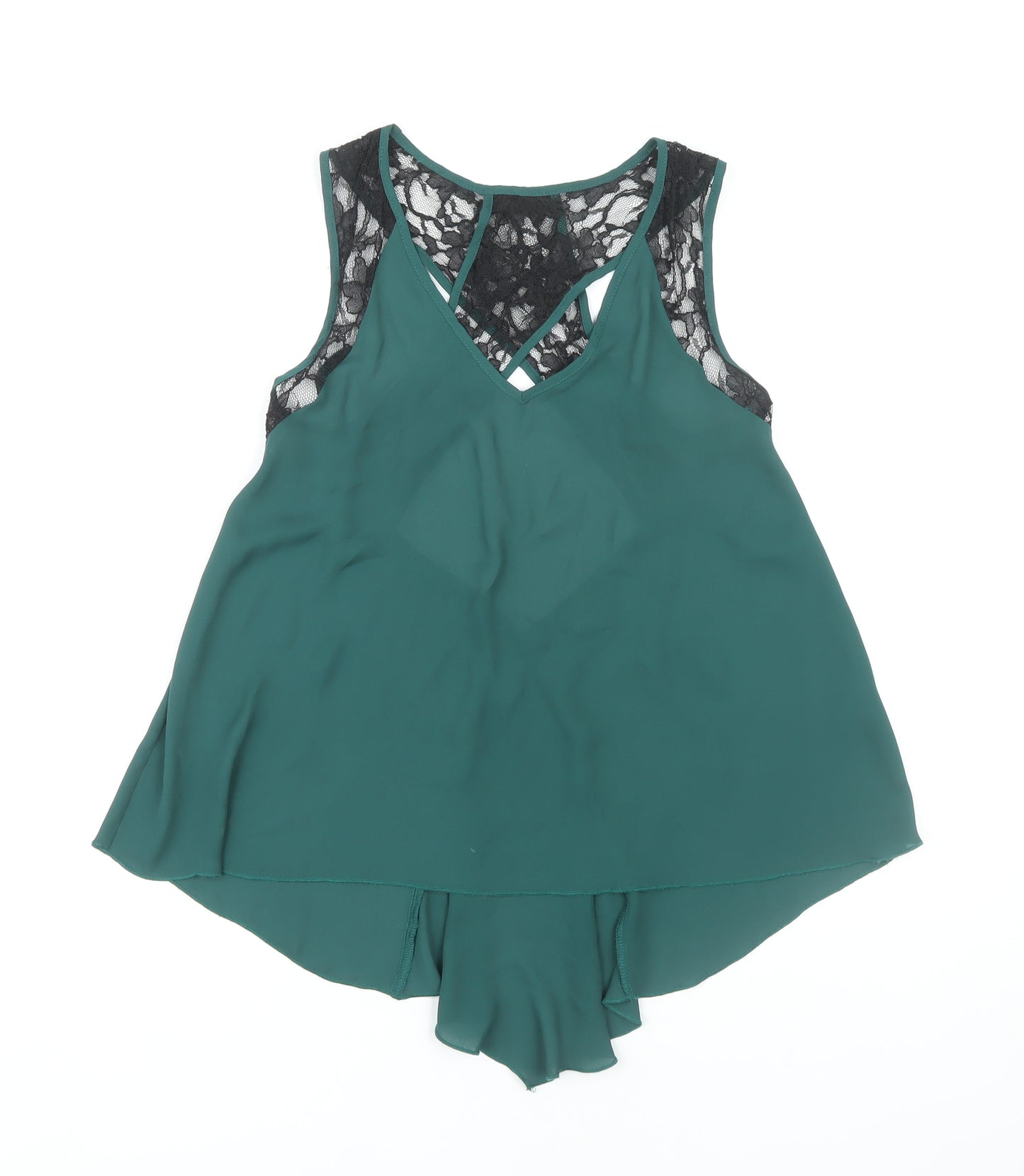 ASOS Women Green Camisole Blouse UK 8 Petite