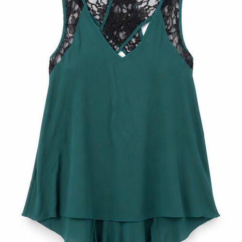 ASOS Women Green Camisole Blouse UK 8 Petite