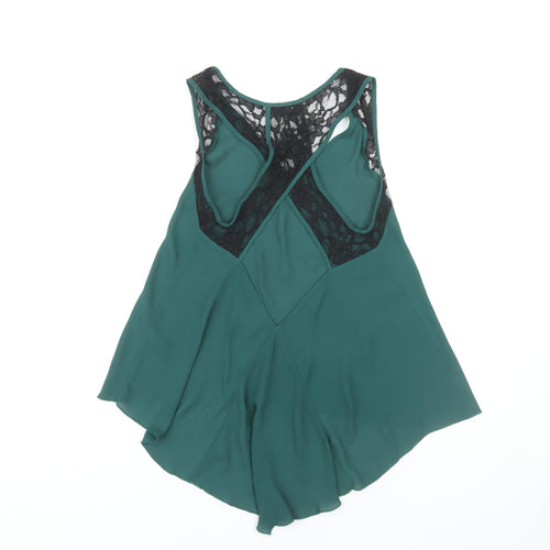 ASOS Women Green Camisole Blouse UK 8 Petite