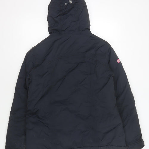 Tog 24 Women's Black Hooded Puffer Jacket Size 14