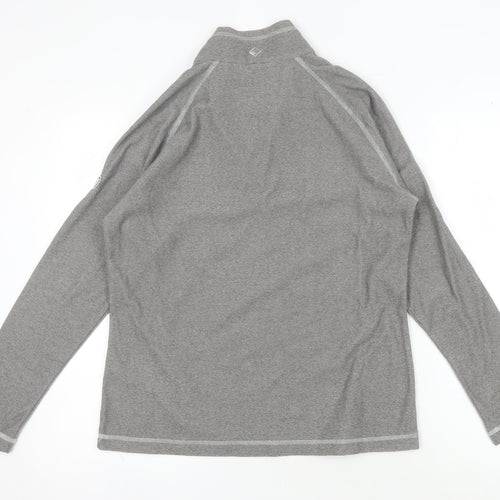 Regatta Women's Grey Henley Sweatshirt Size 14