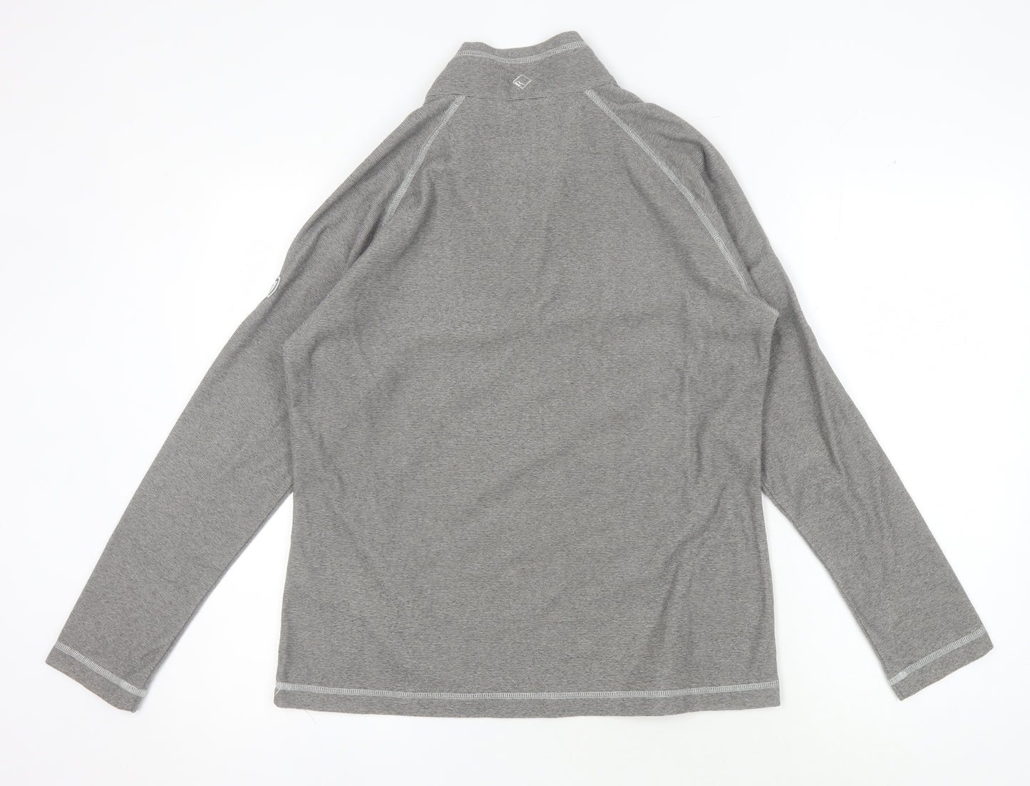 Regatta Women's Grey Henley Sweatshirt Size 14
