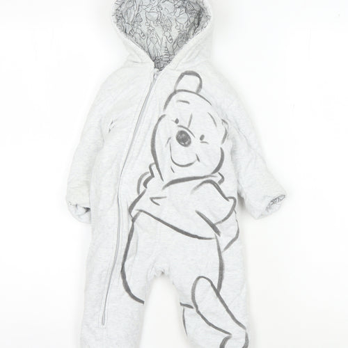 Disney at George Grey Unisex Babygrow 6-9 Months Winnie the Pooh