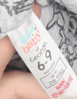 Disney at George Grey Unisex Babygrow 6-9 Months Winnie the Pooh