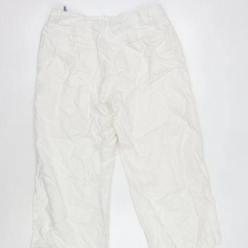 Oasis Women's White Trousers Size 10