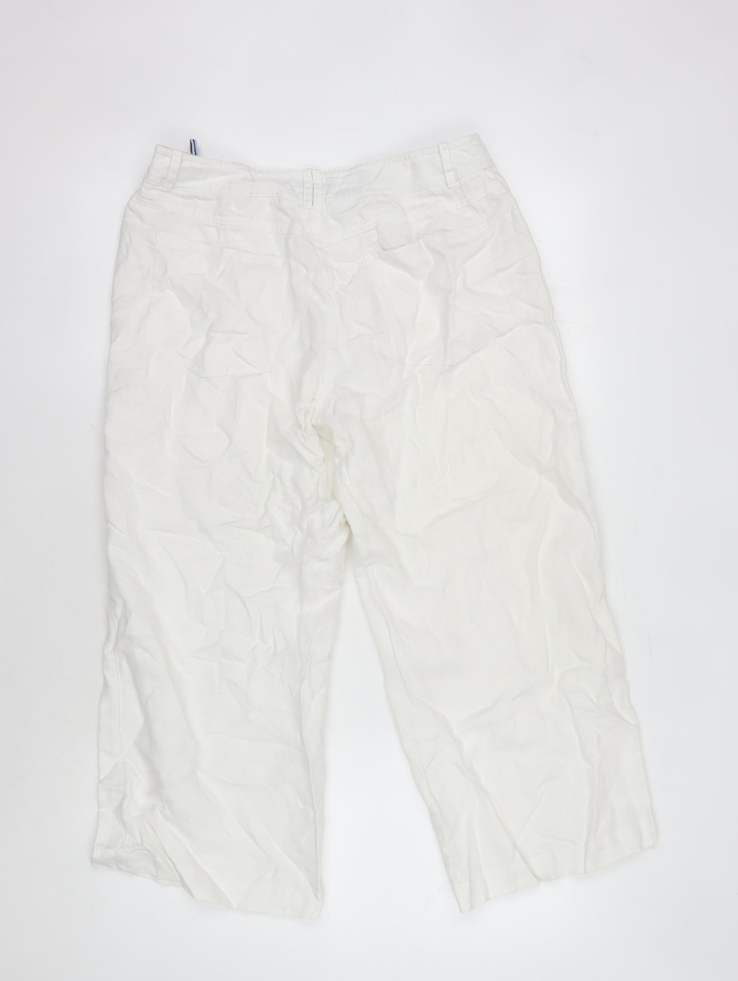 Oasis Women's White Trousers Size 10