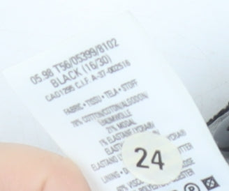 Marks and Spencer Women's Black Pencil Skirt Size 16