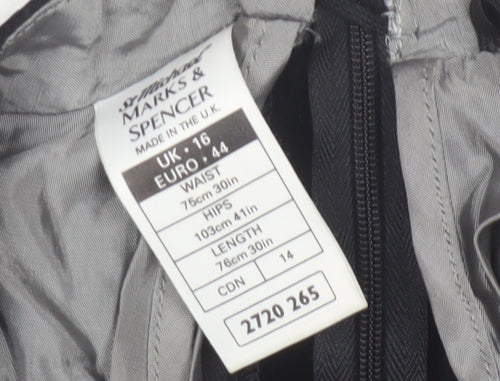 Marks and Spencer Women's Black Pencil Skirt Size 16