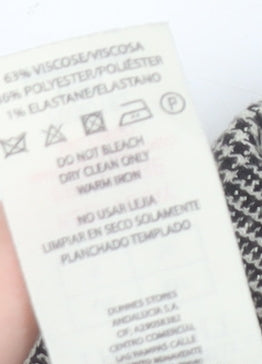 Carolyn Donnelly Grey Check Women's Trousers Size 8