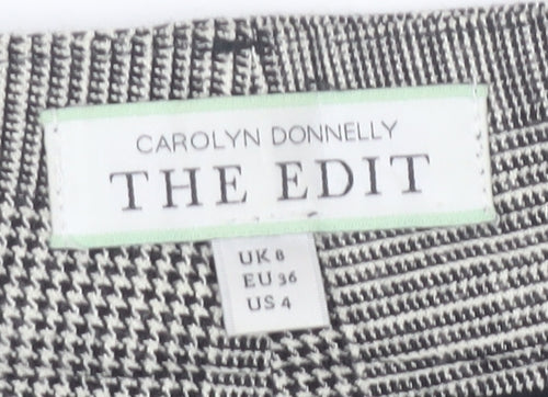 Carolyn Donnelly Grey Check Women's Trousers Size 8