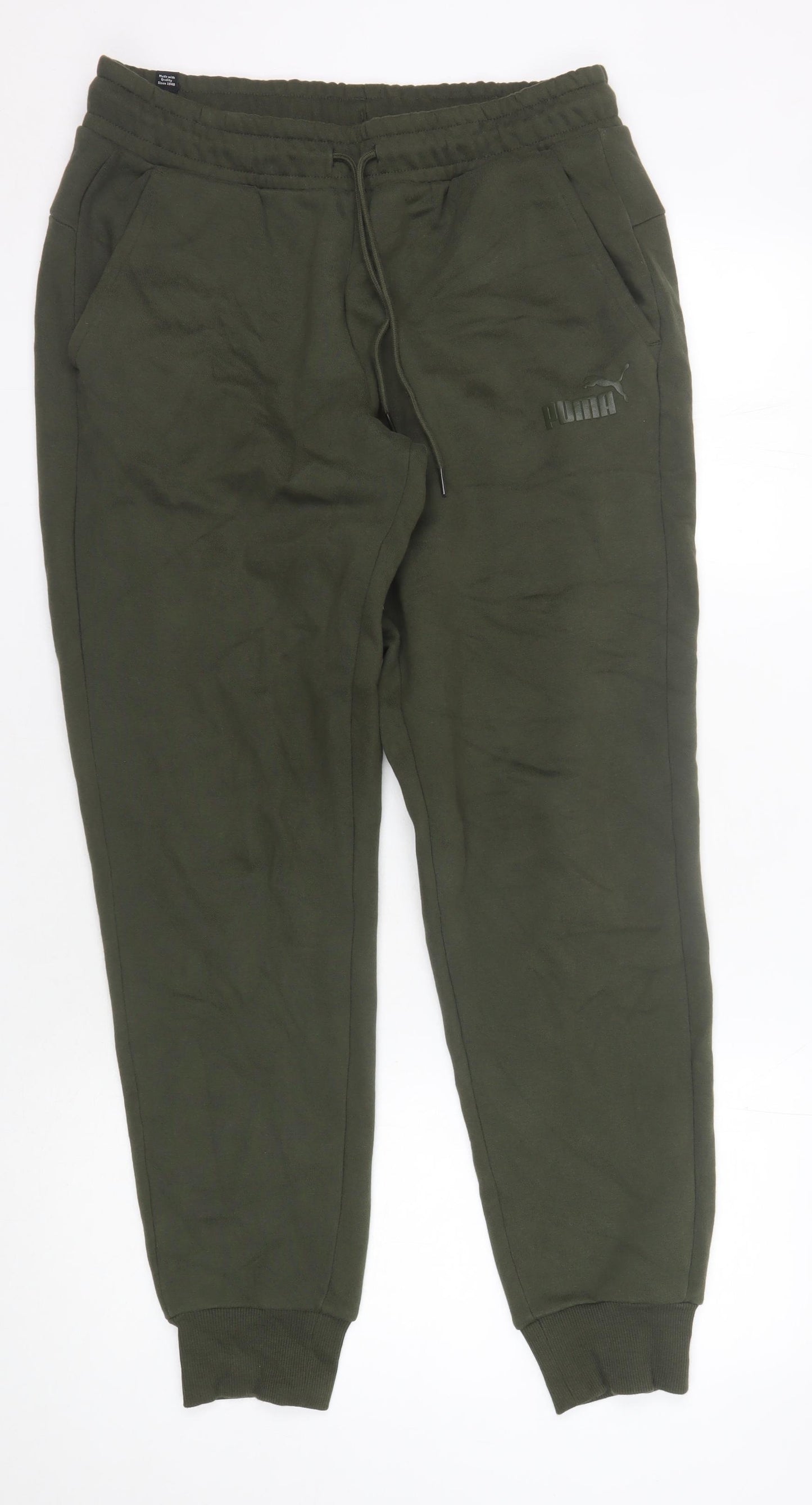 Puma Men's Green Jogger Trousers M