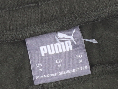 Puma Men's Green Jogger Trousers M