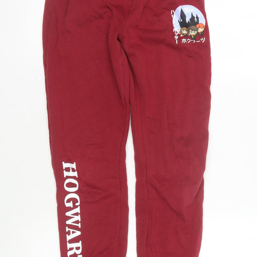 Harry Potter Girls Red Jogger Trousers 12-13 Years