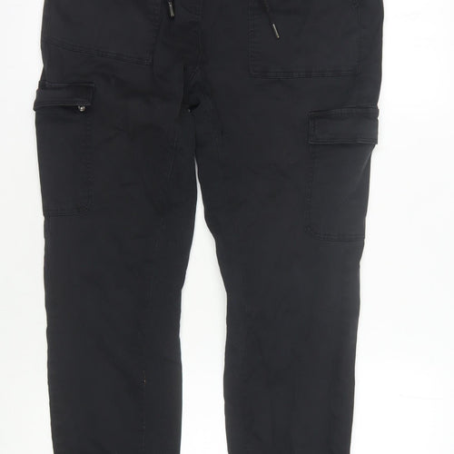 Marks and Spencer Women's Black Jogger Trousers Size 14