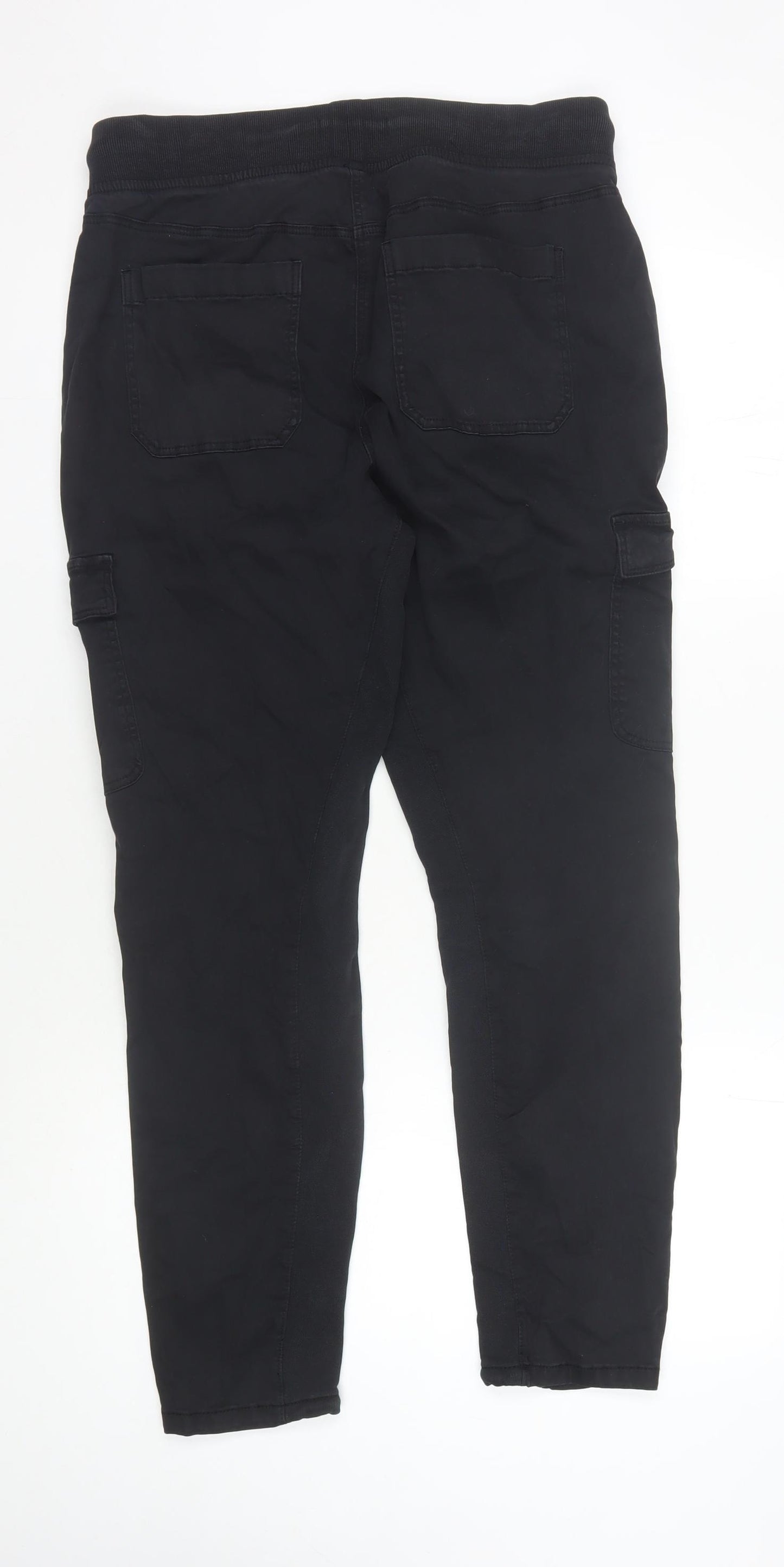 Marks and Spencer Women's Black Jogger Trousers Size 14