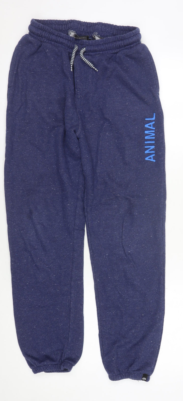 Animal Girls Blue Jogger Trousers, 13-14 Years, Cotton Blend