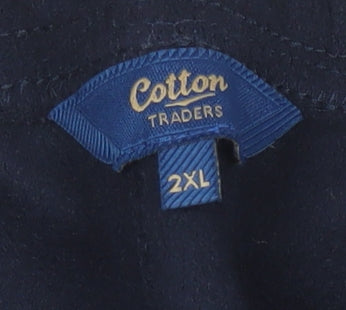 Cotton Traders Men's Blue 2XL Lounge Pants