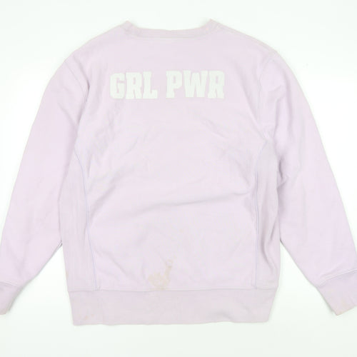 Victoria's Secret Women's Pink Pullover Sweatshirt L