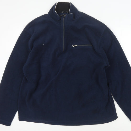 GAP Men's Blue XL Pullover Sweatshirt with Zip