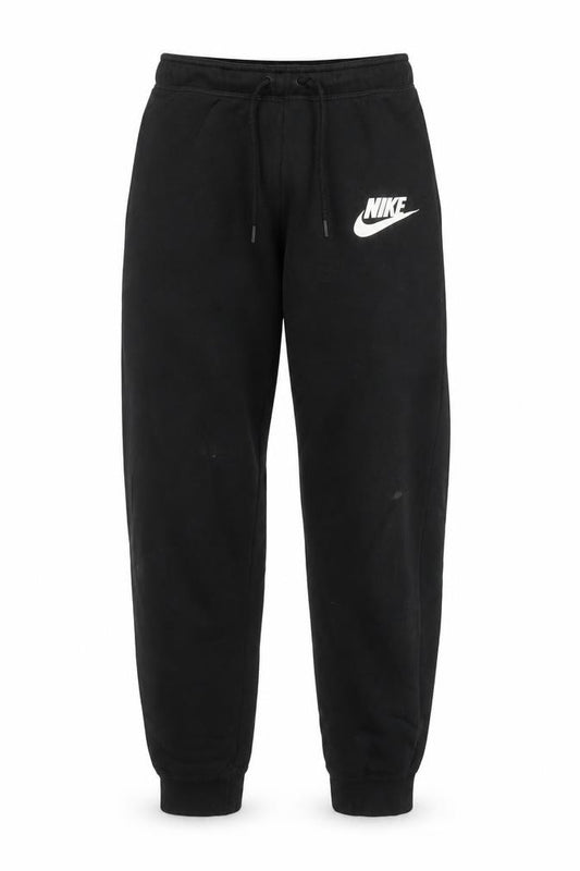 Front view of Nike Men's Black Jogger Trousers, size S, Gym & Training