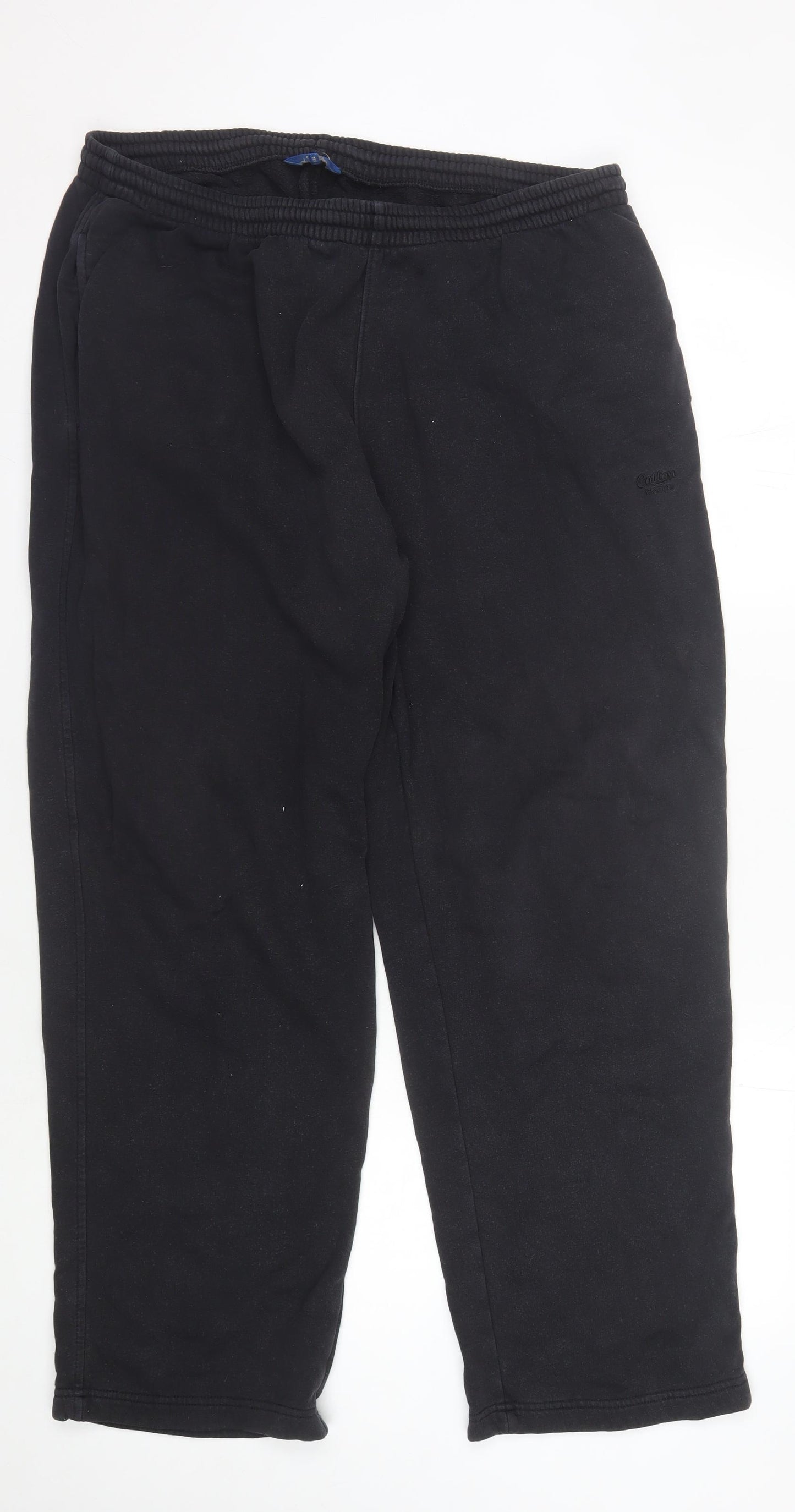 Cotton Traders Men's Black Jogger Trousers - 2XL