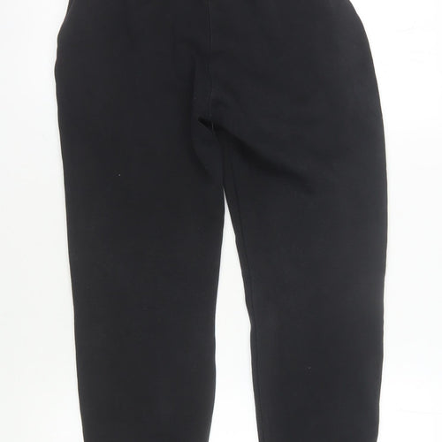 SikSilk Men's Black Jogger Trousers S, Elastic Waist
