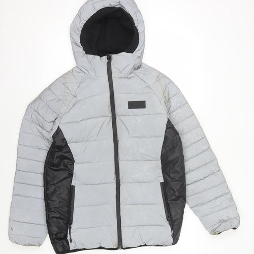 Sonneti Teens Grey Puffer Jacket XL Casual Winter