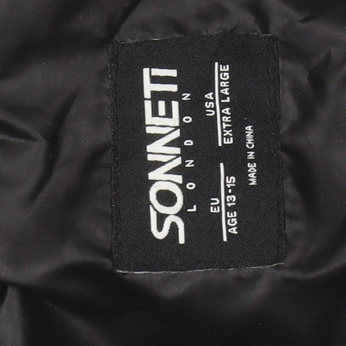 Sonneti Teens Grey Puffer Jacket XL Casual Winter