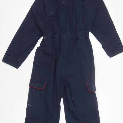 Dickies Blue Workwear Coverall, Unisex Size 12, Long Sleeves