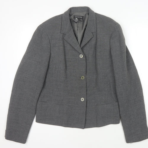 Episode Women's Grey Blazer Size 16