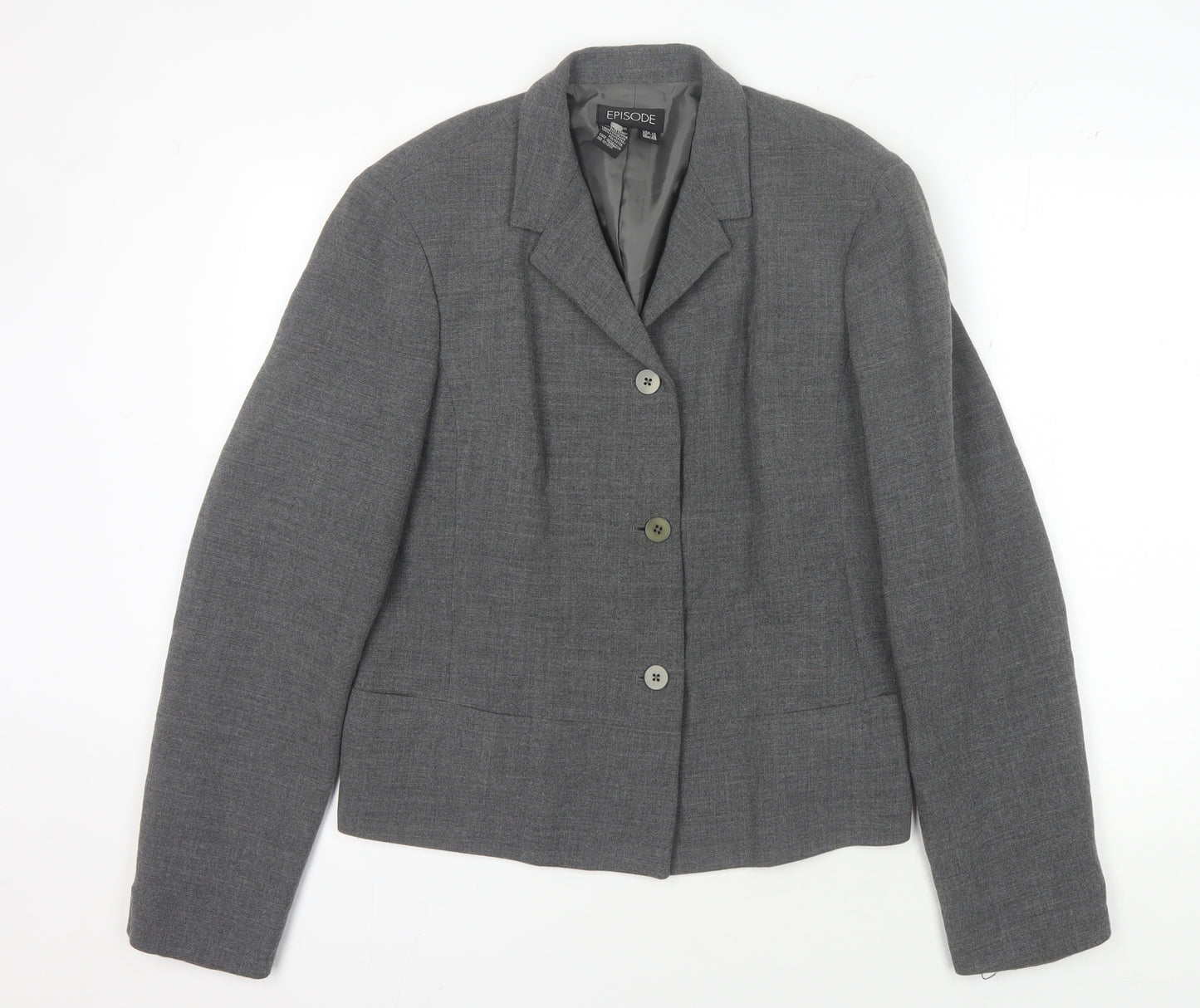 Episode Women's Grey Blazer Size 16