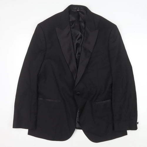 Marks and Spencer Men's Black 44S Tuxedo Blazer Jacket
